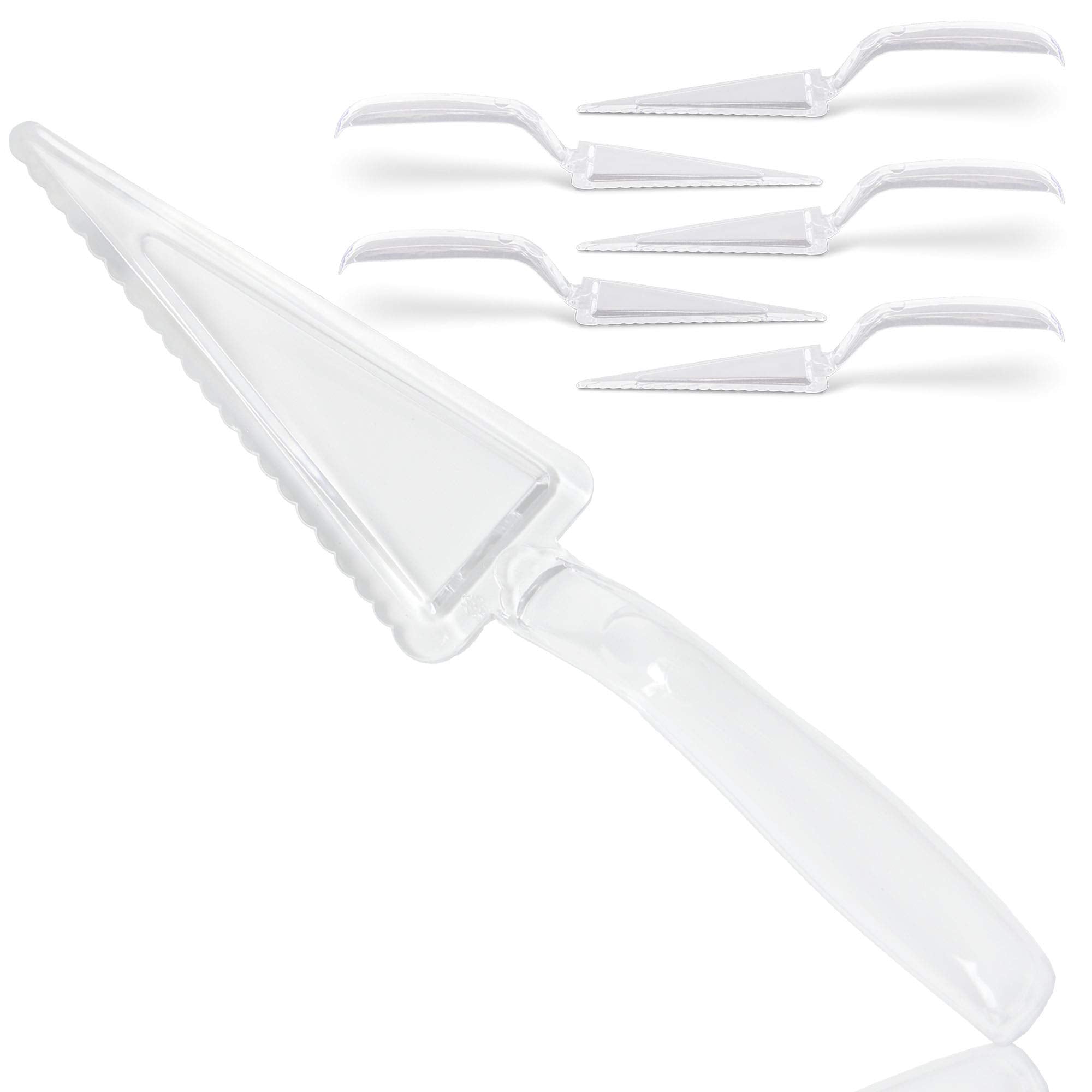 Servidor de pastel Fit Meal Prep de 10 pulgadas, ideal para porciones rápidas.
