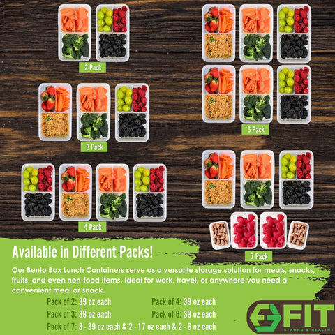 Lonchera FIT Strong y Healthy, apta para microondas, congelador y lavavajillas, uso diario práctico.