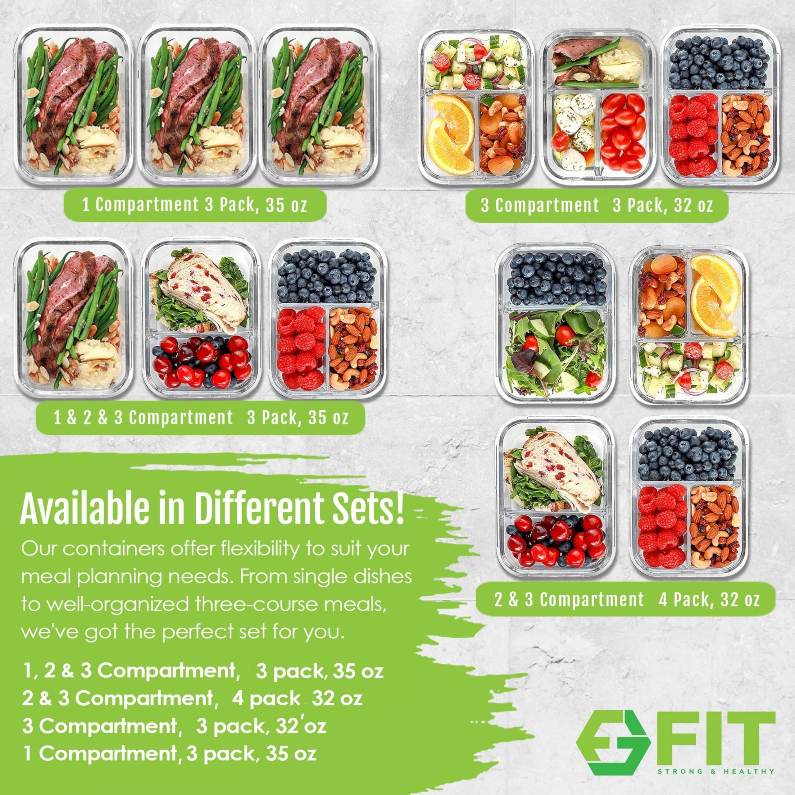 FIT Strong & Healthy tapa con sello de silicona para sellado seguro.