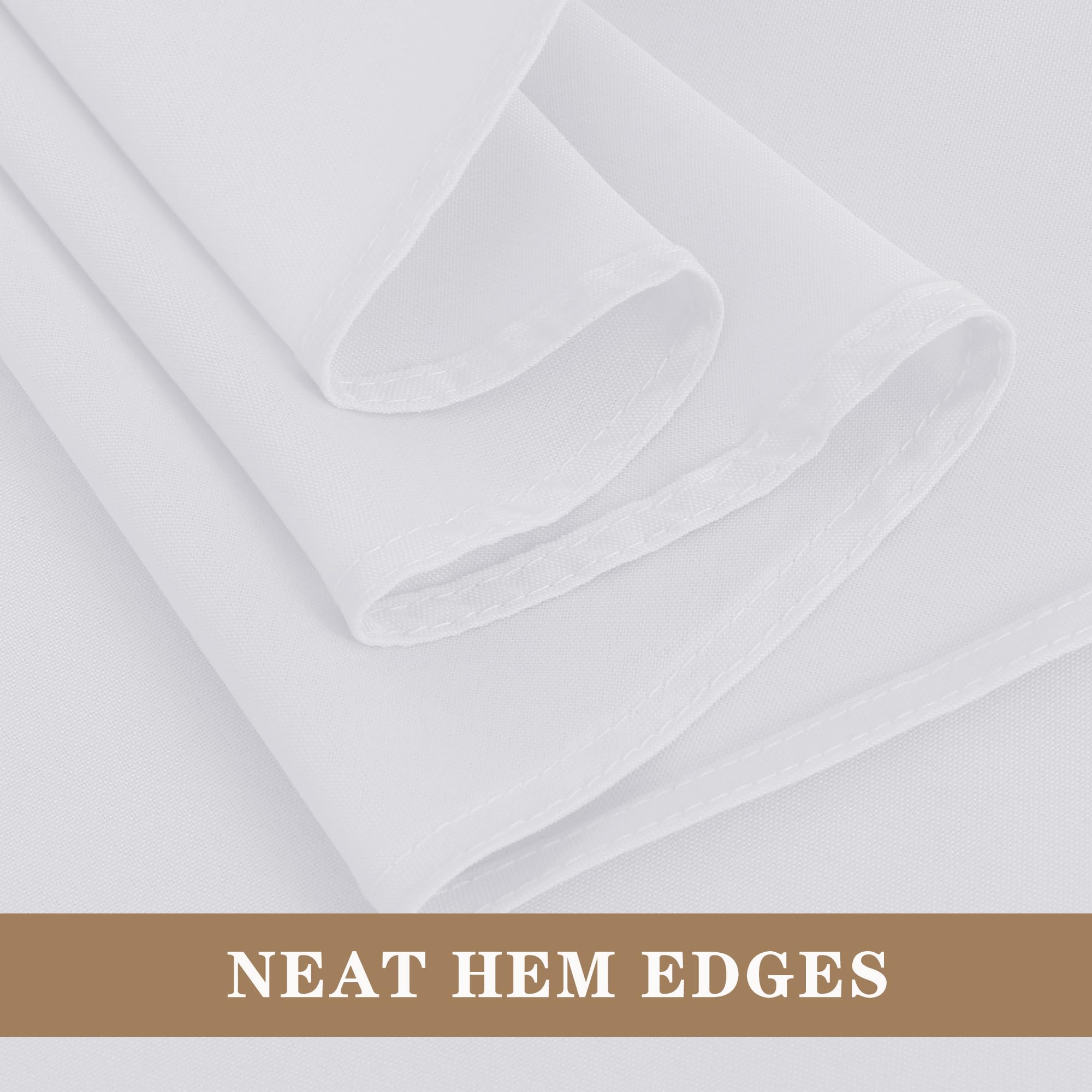Mantel Fitable blanco para eventos, añade elegancia y limpieza.