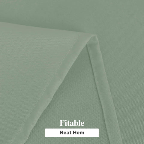 Mantel Fitable lavable a máquina verde salvia 120 pulgadas