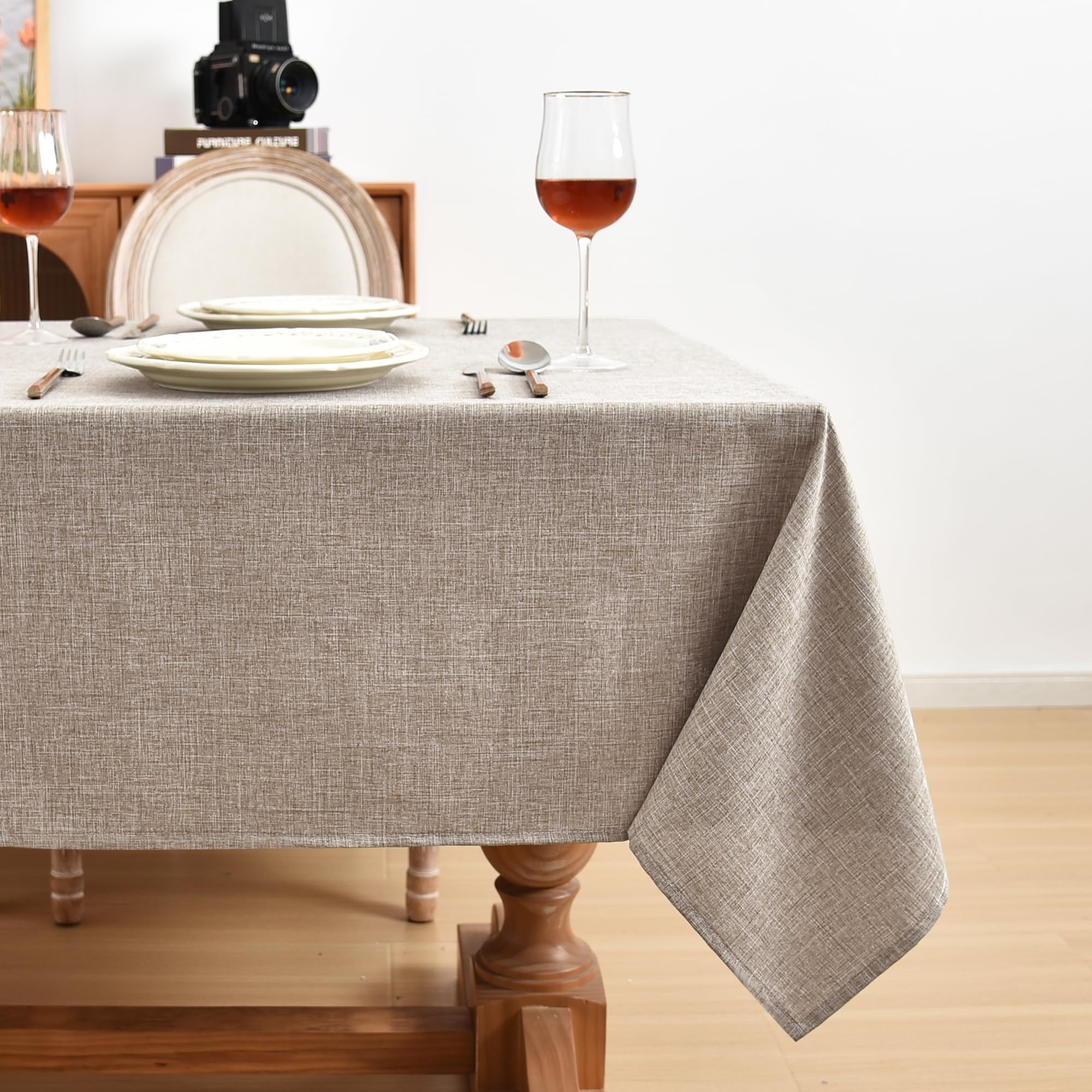 Mantel Fitable para mesas de 8 pies, textura delicada
