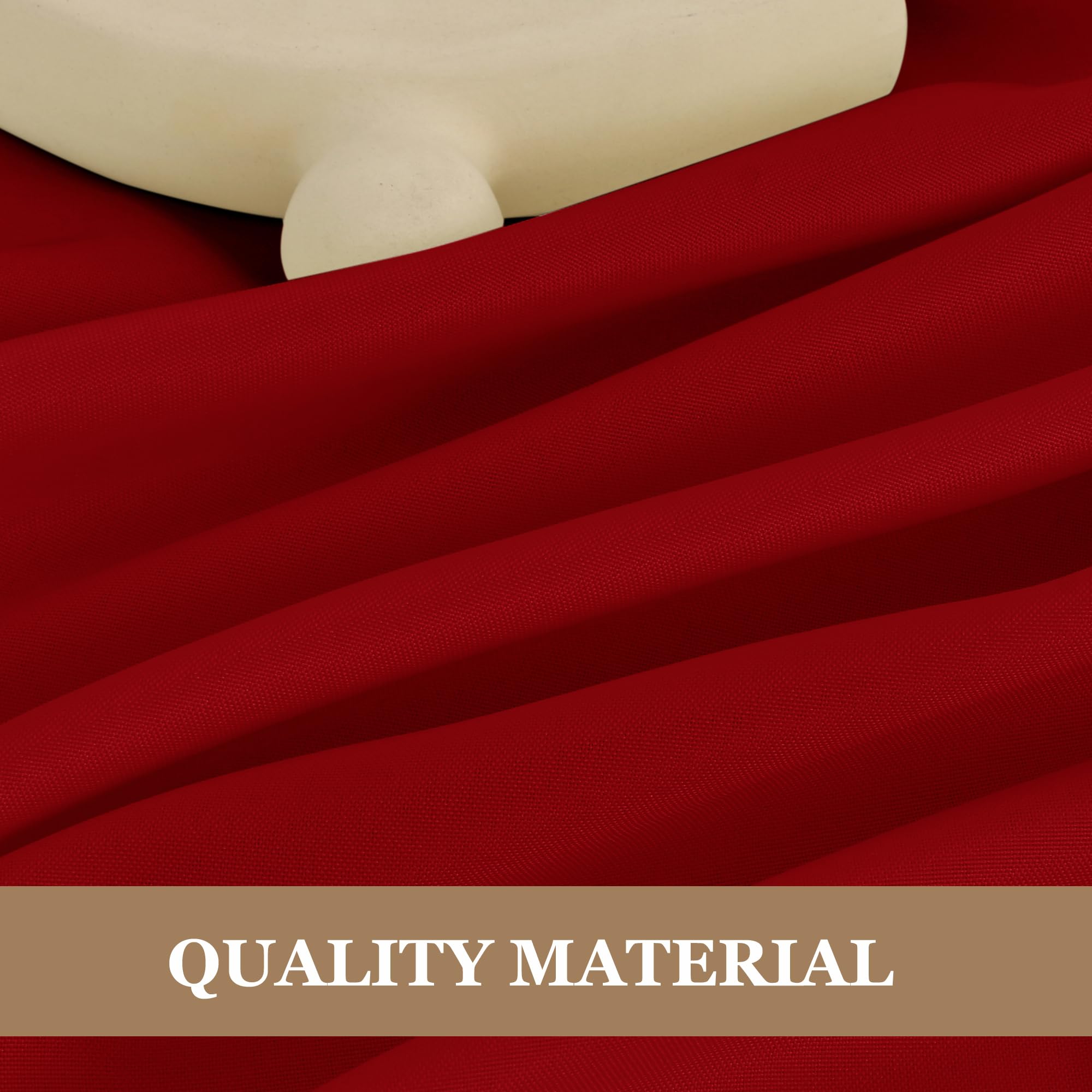 Detalle de poliéster duradero de Fitable con textura suave