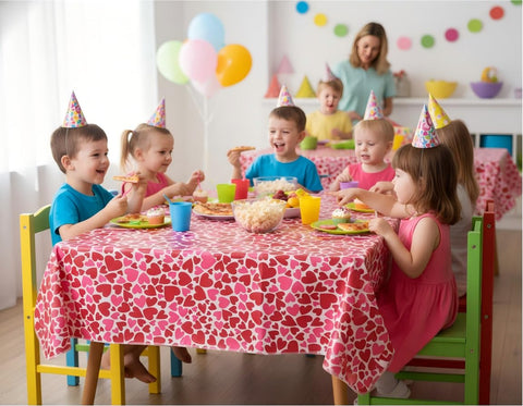 Mantel Fitable para crear ambiente de cena San Valentín.