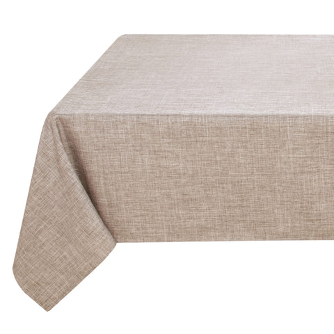 Mantel Fitable rectangular de lino sintético para mesas, elegante y práctico.