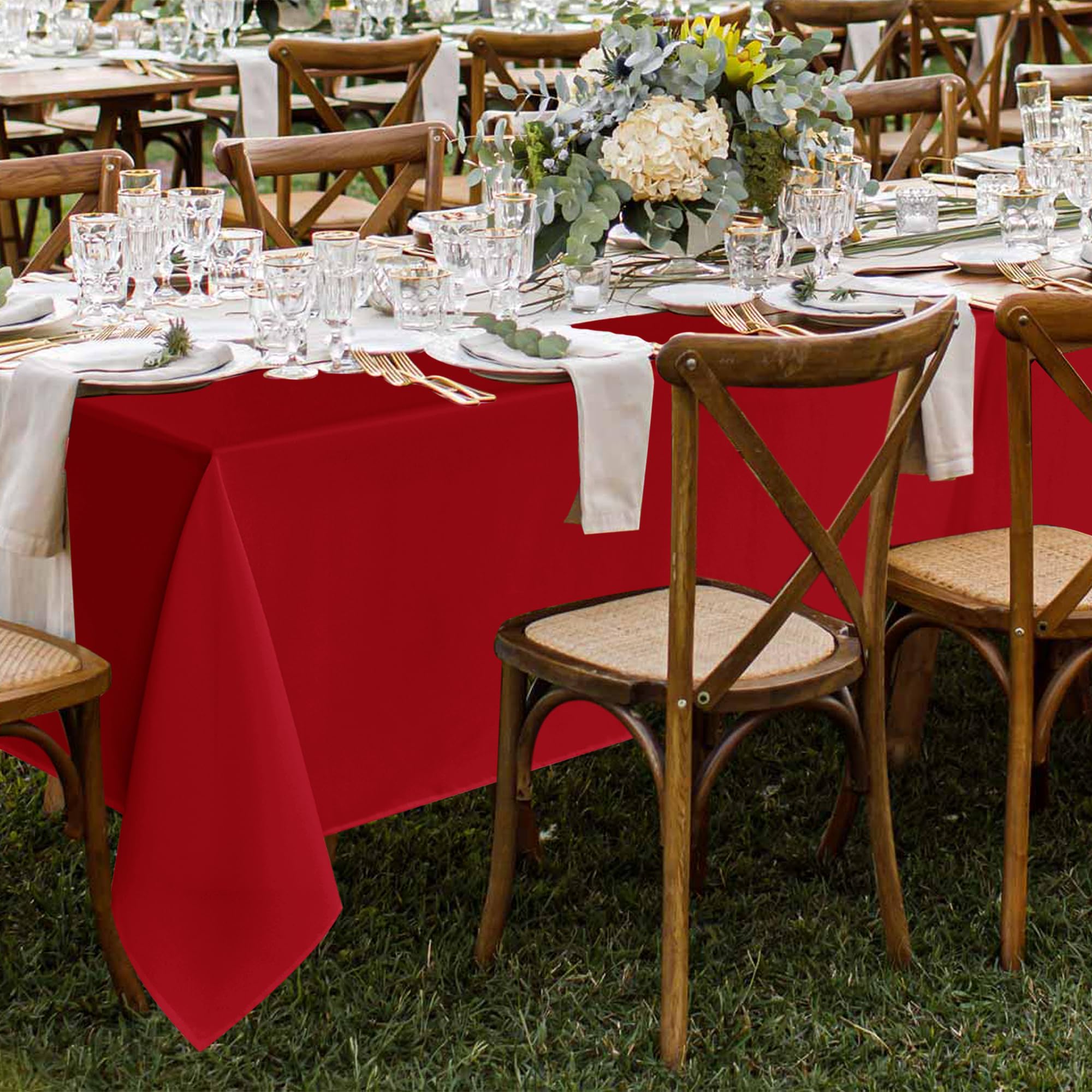 Manteles versátiles para interior y exterior en fiestas