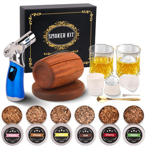 Kit de whisky de Fitbuter con encendedor para humo rápido en casa