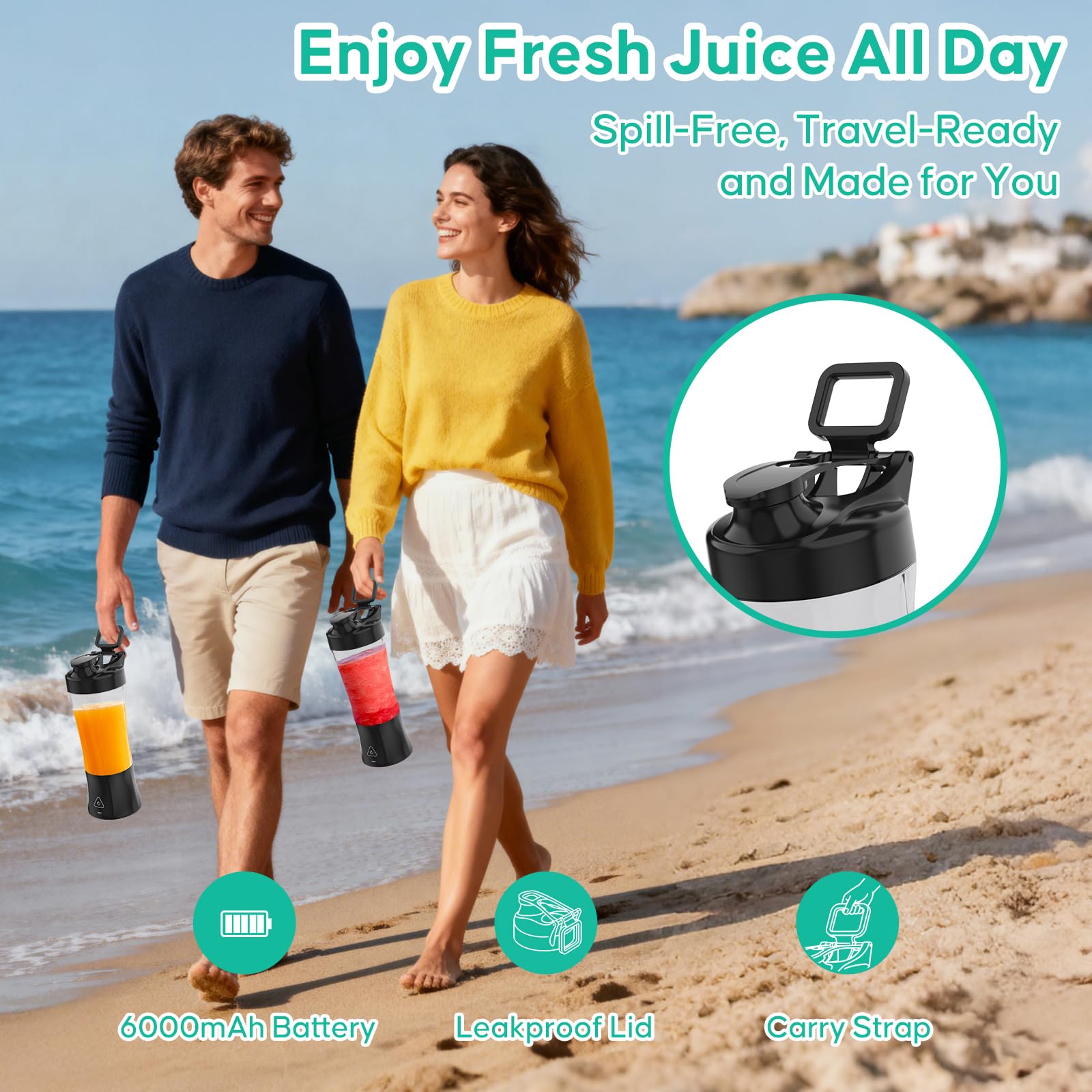 Apto para lavavajillas y accesorios de limpieza fáciles con FITECHZY.