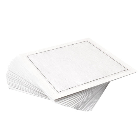 Five Star Napkins empaque de servilletas de algodón para coctel 4x4, listo para usar.