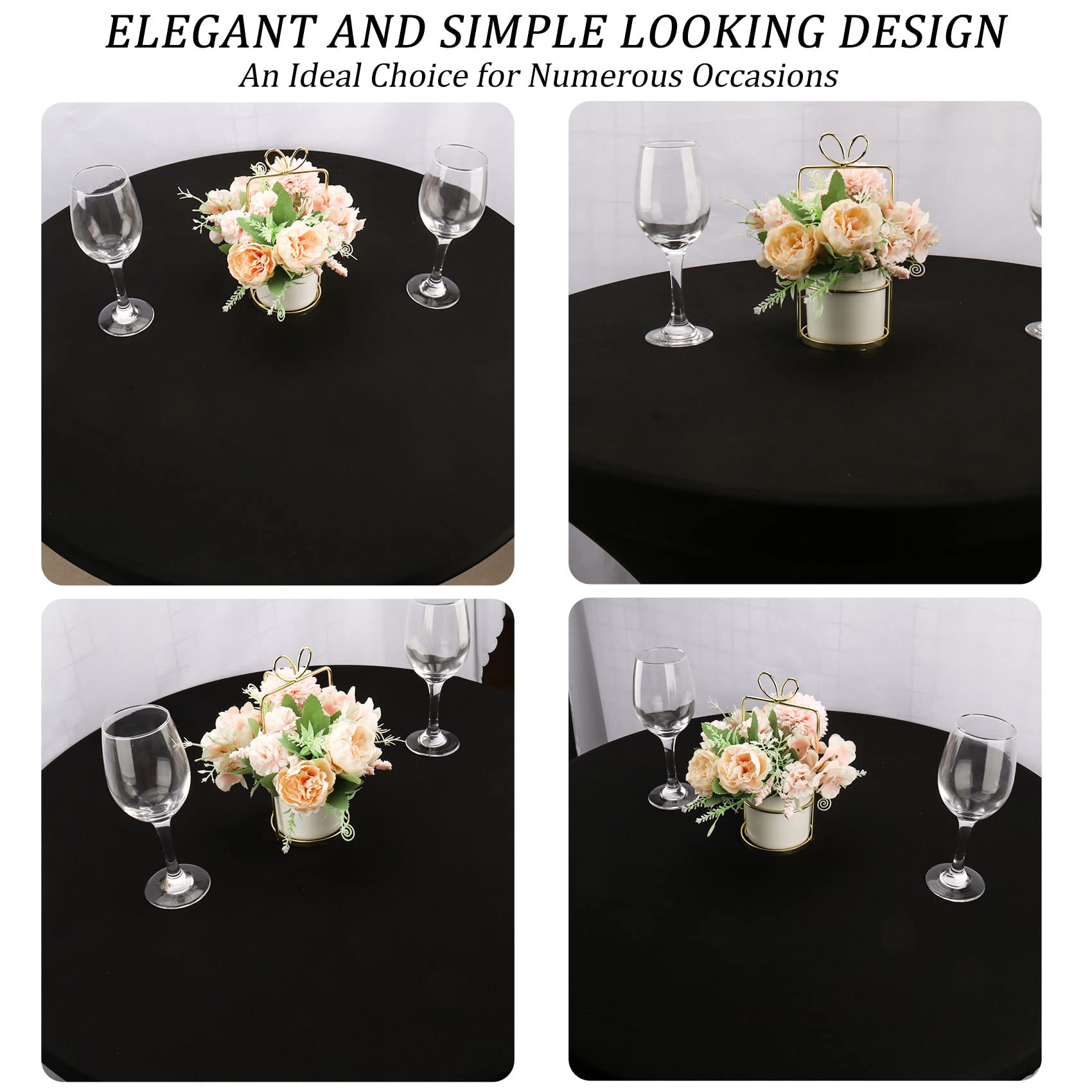 Funda duradera y reutilizable para múltiples eventos con aspecto profesional
