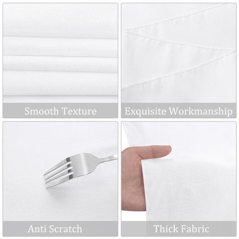 Mantel de poliéster Fivenl suave y resistente, ideal para uso repetido.
