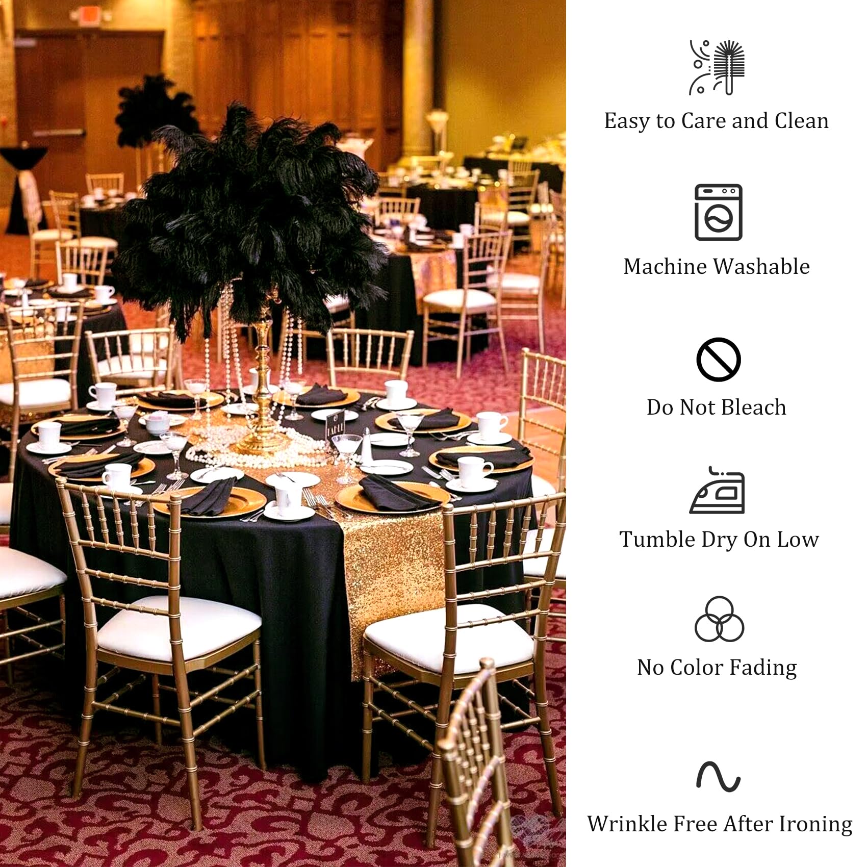 Ideal para bodas y banquetes, mantiene ambiente elegante con Fivenl