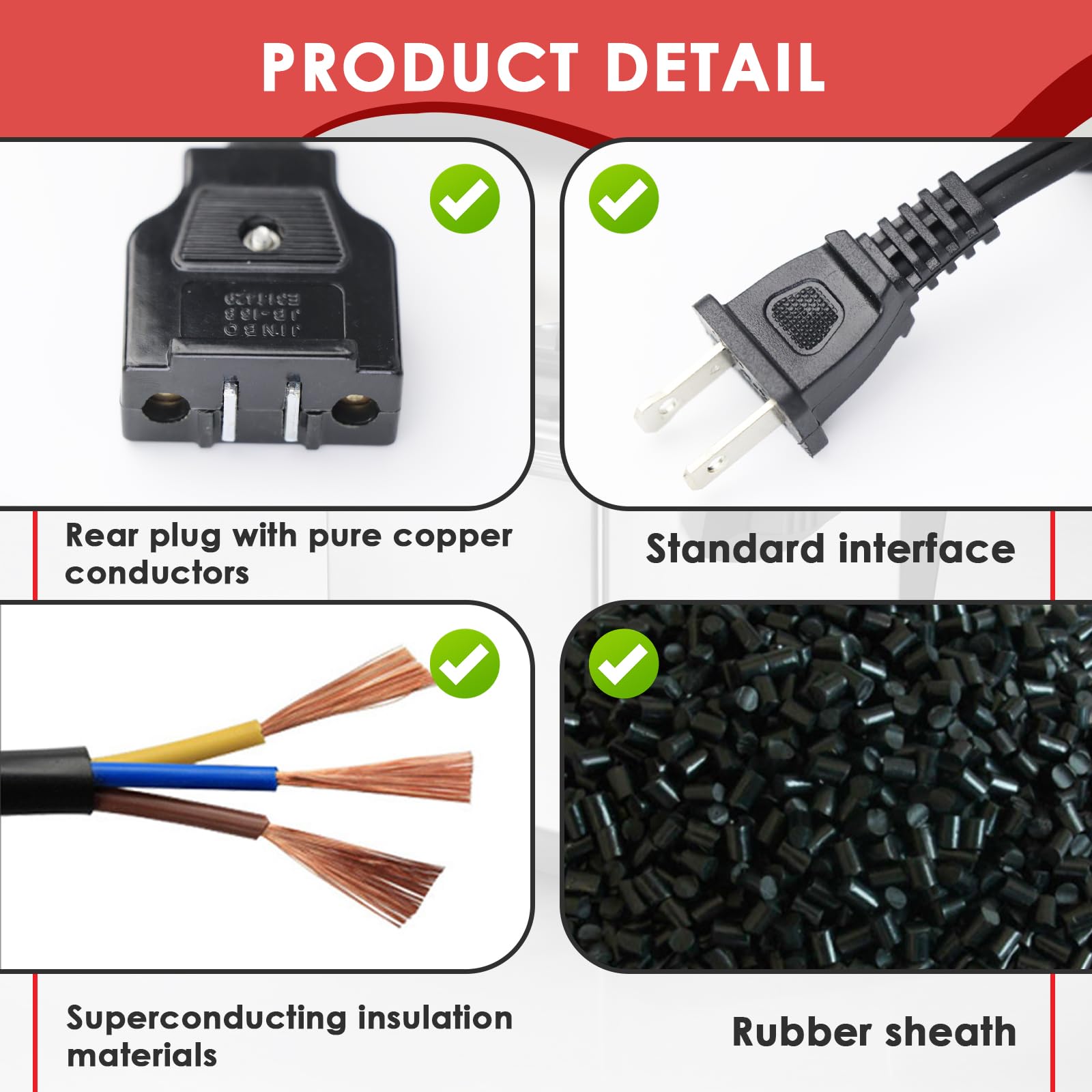 FixlyFido 028372, cable de ruptura para freidora Waring TF200, conexión segura y estable.