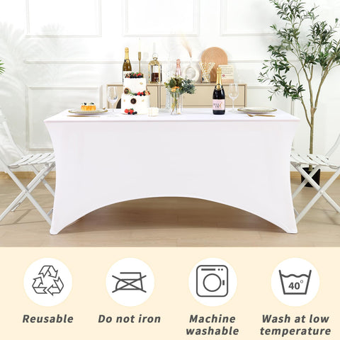 Fixwal cobertura para mesa 8 pies con look elegante y profesional