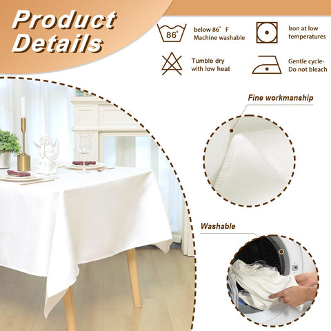 Mantel Fixwal marfil protege la mesa en eventos y recepciones.