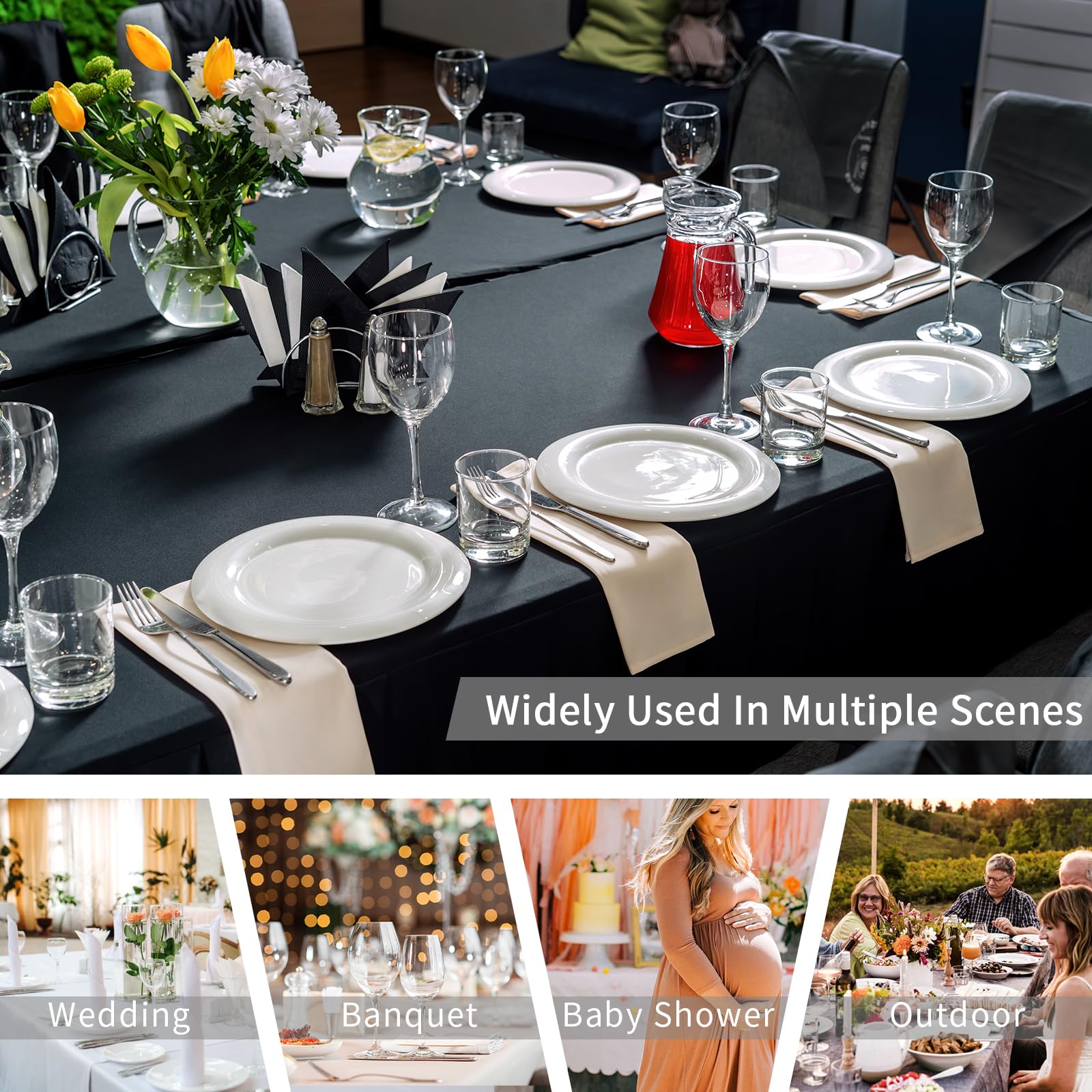 Fixwal uso versátil en bodas y fiestas para un toque elegante.
