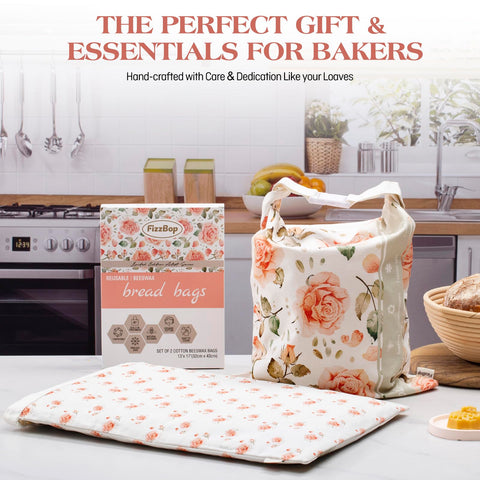 Bolsas FIZZBOP para pan de masa madre, conservan la textura y aroma.