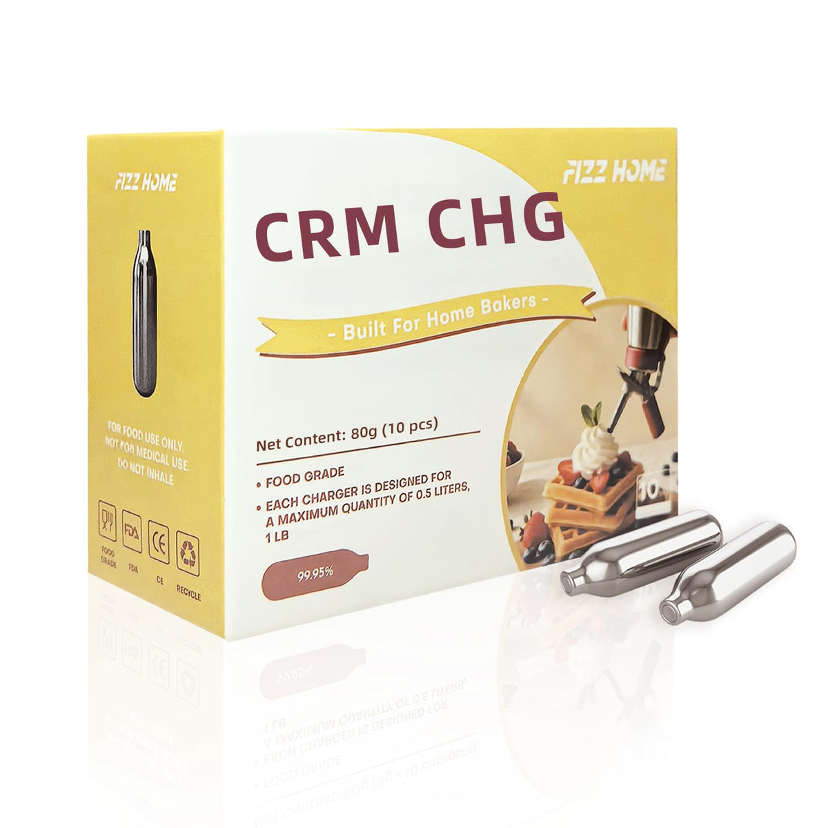 Recambios Fizzhome para dispensador de crema: 10 piezas compatibles.