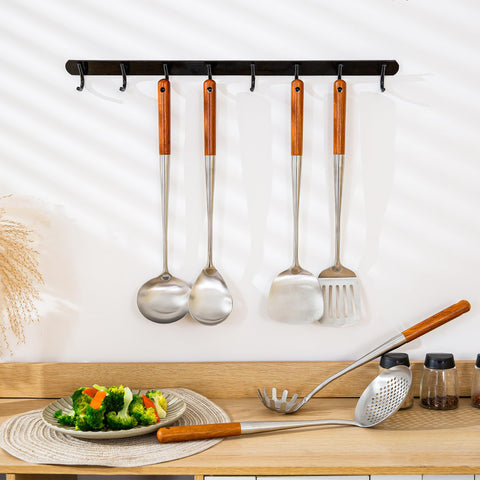 Diseño resistente al calor FJNATINH, utensilios de acero inoxidable para cocción prolongada.