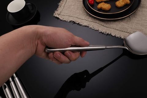 FJNATINH Utensilios Wok: compatibles con hierro y carbono para Wok.