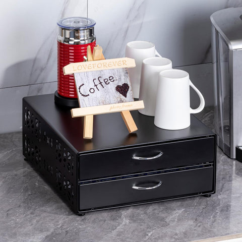 FlagShip diseño huecos para cápsulas K-Cup.