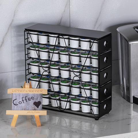 FlagShip diseño moderno para cápsulas Keurig, compacto y eficiente en la encimera.