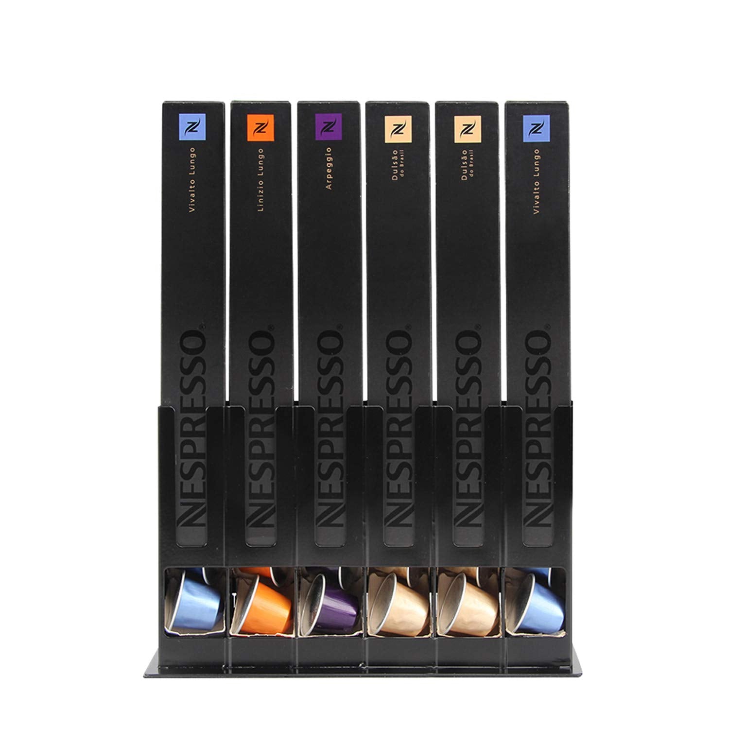 FlagShip porta cápsulas para Nespresso Original, almacenamiento estable.