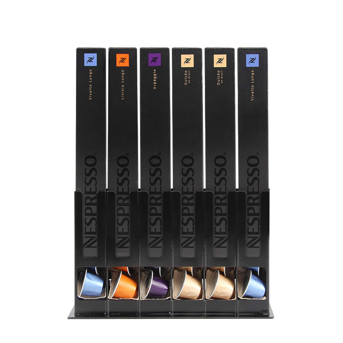 FlagShip porta cápsulas para Nespresso Original, almacenamiento estable.