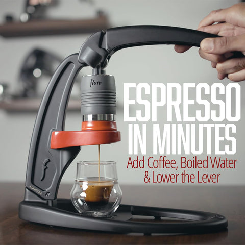Flair Espresso Maker Classic, cabezal de extracción desmontable para limpieza fácil