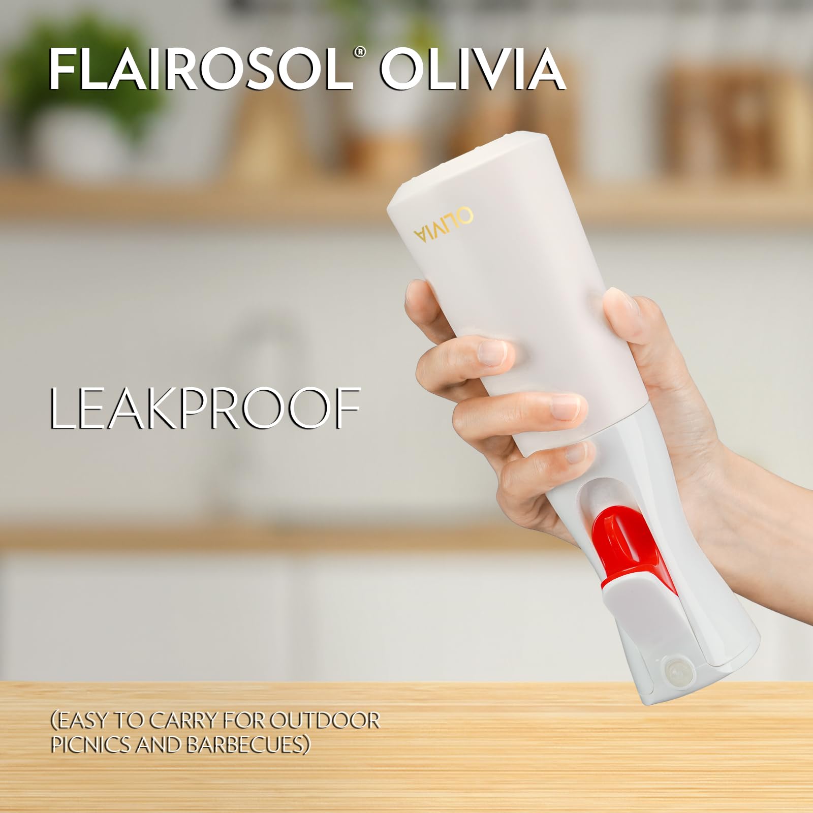 FLAIROSOL OLIVIA capacidad de 200 ml para uso diario.