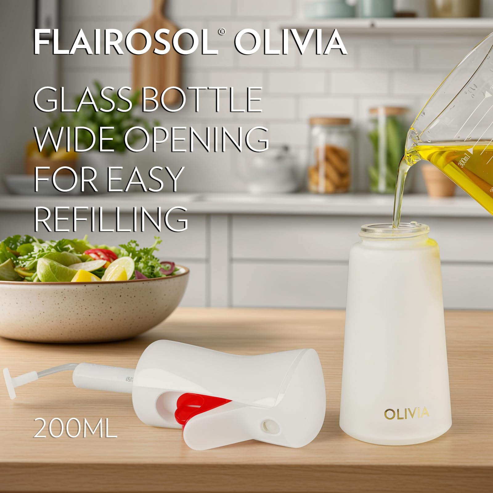 FLAIROSOL OLIVIA diseño elegante para cocina y exterior.