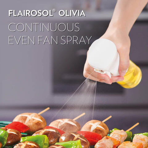 FLAIROSOL OLIVIA: sistema filtrado que evita obstrucciones y derrames.