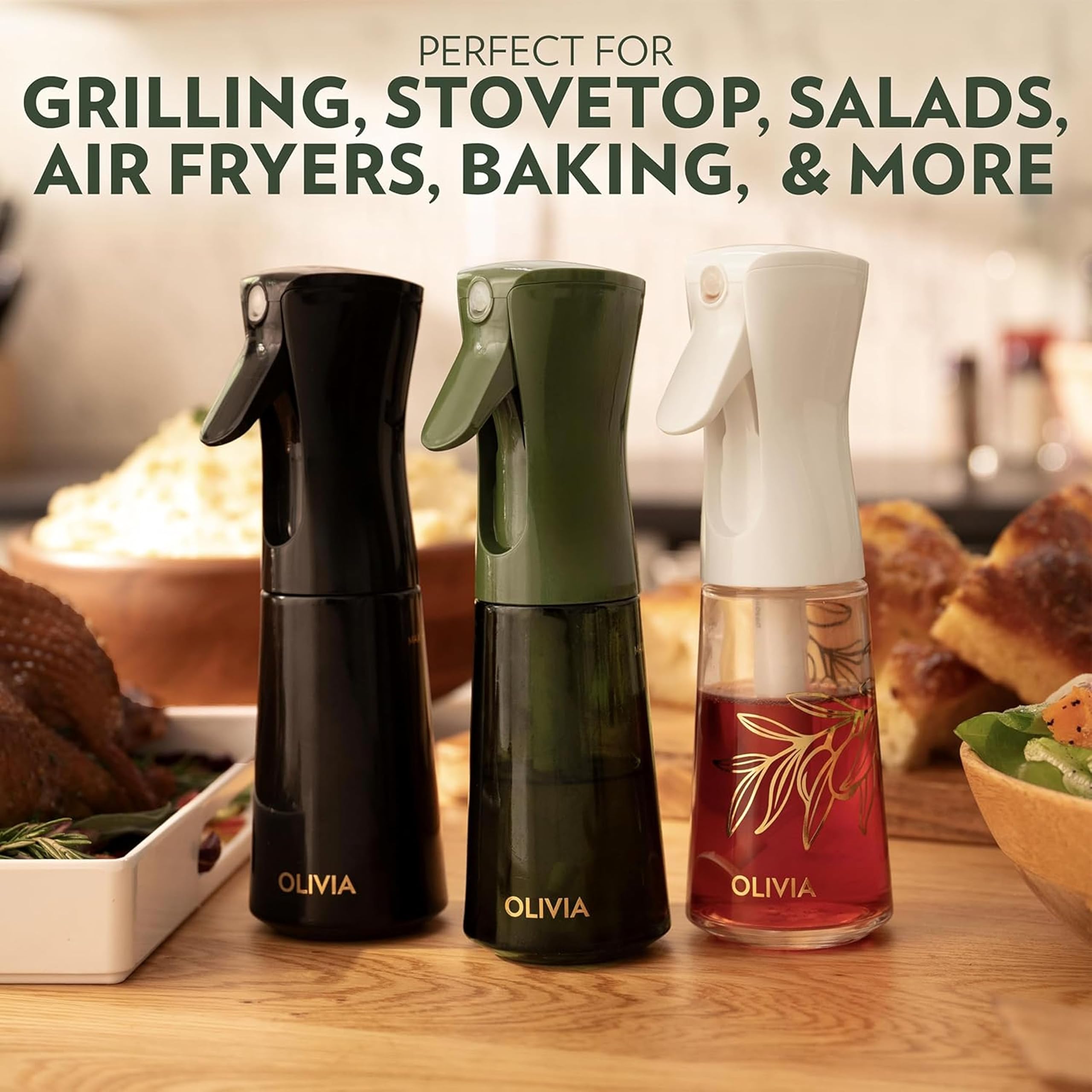 FLAIROSOL Olivia uso versátil para aceites y salsas.