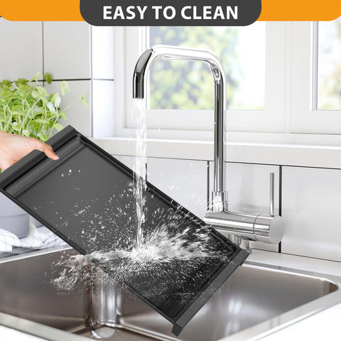 FlameDuty plancha amplia permite preparar varias recetas a la vez.