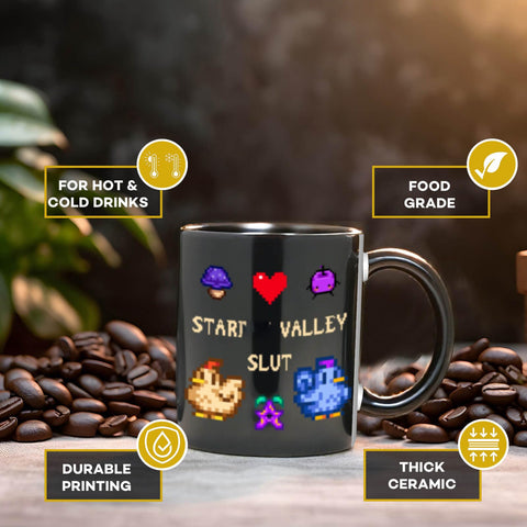 Flaskars taza granja Valle Estrella, perfecta para horas de juego y pausas de café