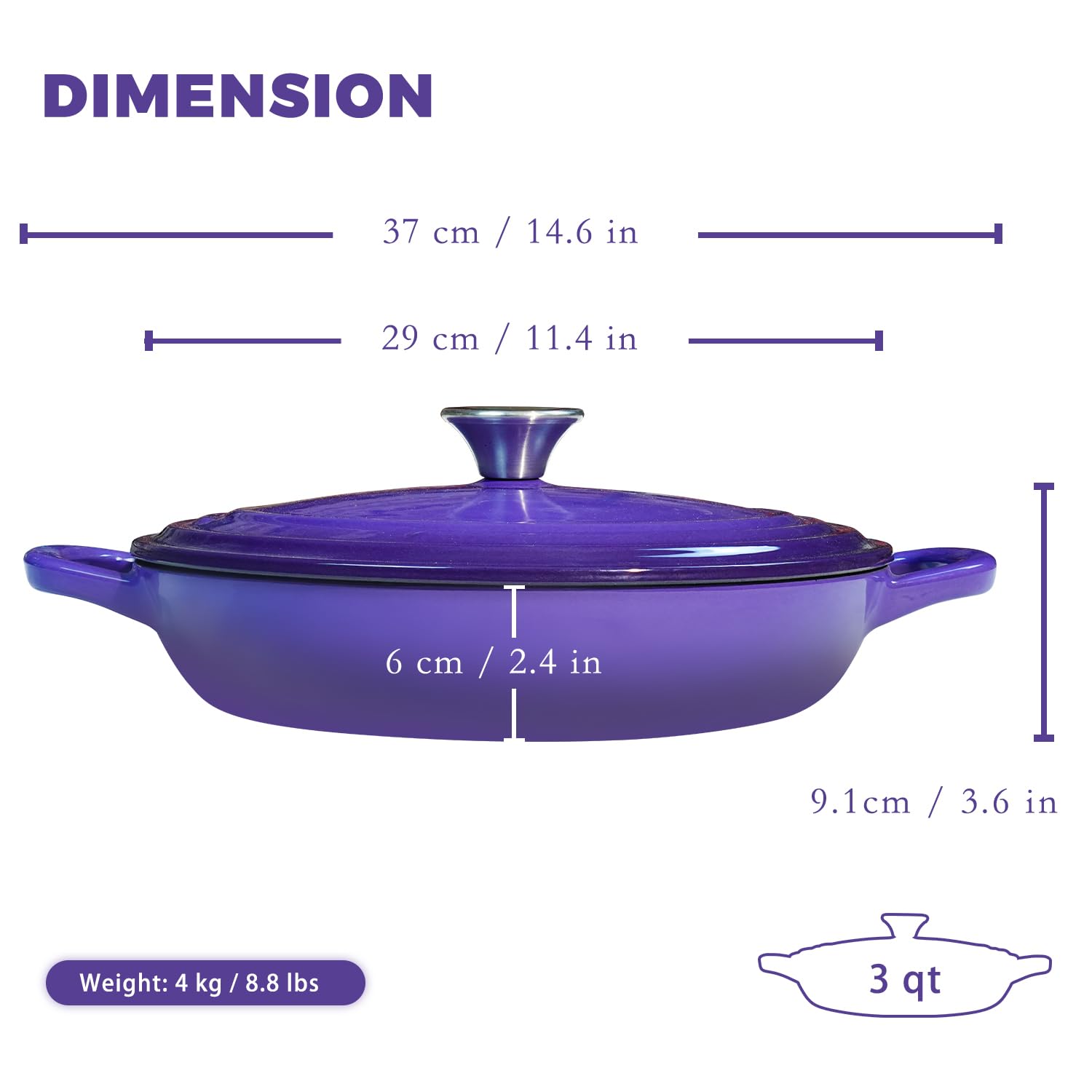 Tapa con circulación de vapor en la cazoleta Flavehc para retener humedad.