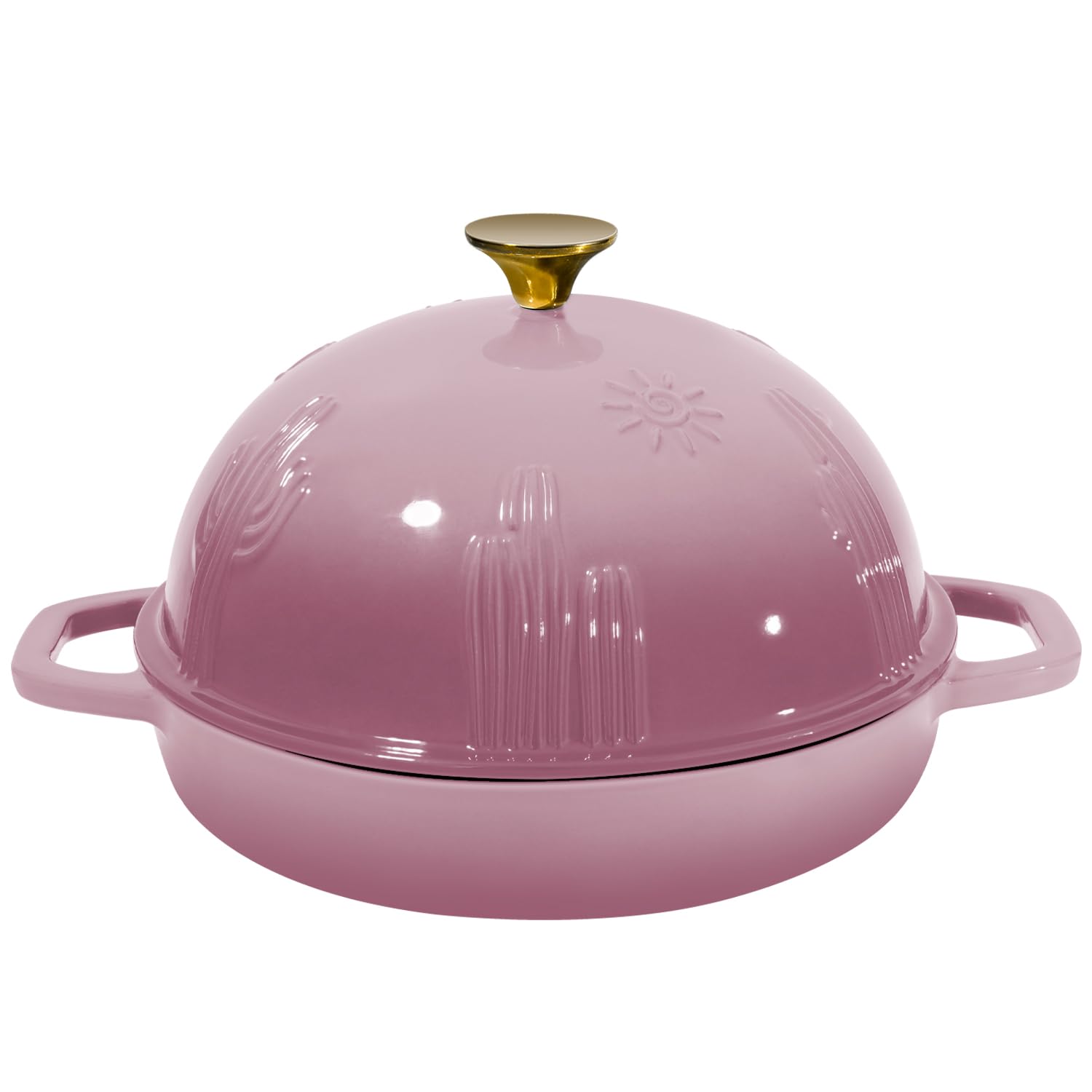 Flavehc Horno de pan de hierro, base poco profunda para colocar la masa con facilidad.