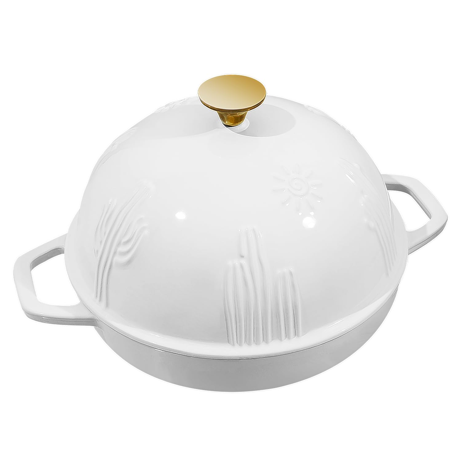 Flavehc Tapa-domo con ajuste estrecho retiene vapor para un acabado crujiente.