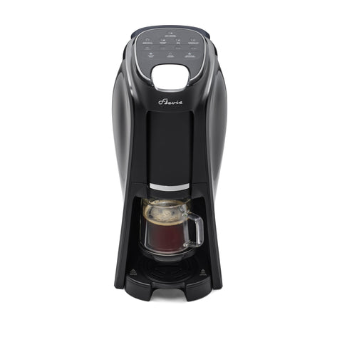 Flavia Aroma Brewer vista frontal, ideal para cocinas pequeñas