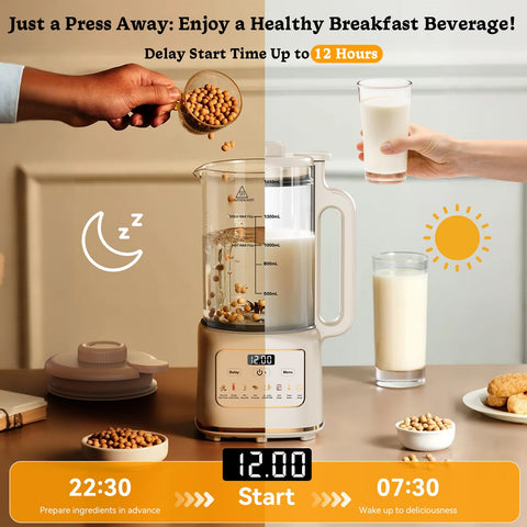 Flelano leche de soja suave para desayunos nutritivos en casa