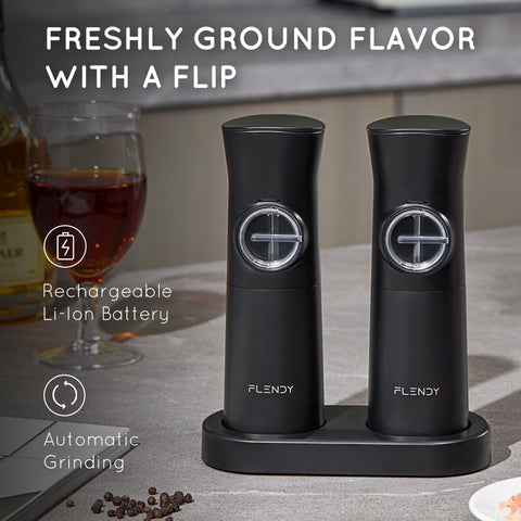 Flendy Gravity en modo automático por gravedad para uso con una mano.