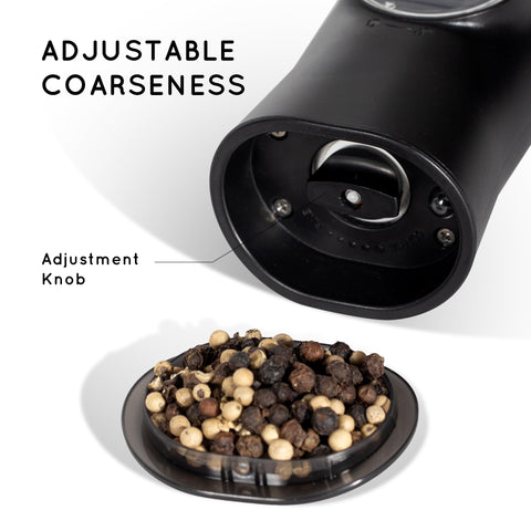 Flendy Gravity uso versátil para condimentos secos en cocina y mesa.