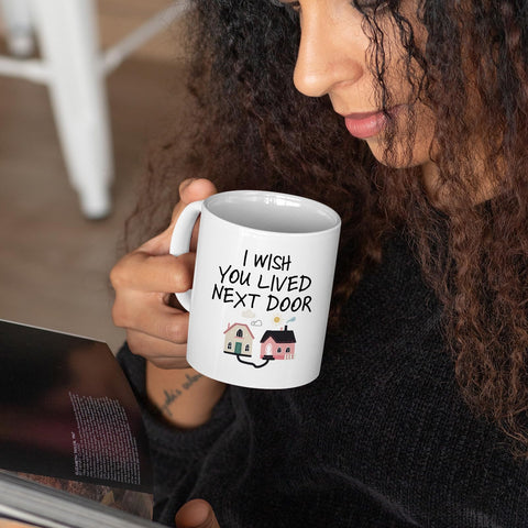 Regalo FLEXISAVVY para mejor amiga, taza cerámica 11oz