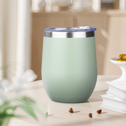 Aislamiento doble FLIFQI para vaso de vino, mantiene frío o caliente por más tiempo.
