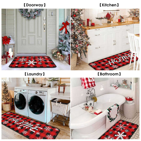 Alfombra Flippana de cocina, medidas 17x47.2 pulgadas, perfecto para rincones.