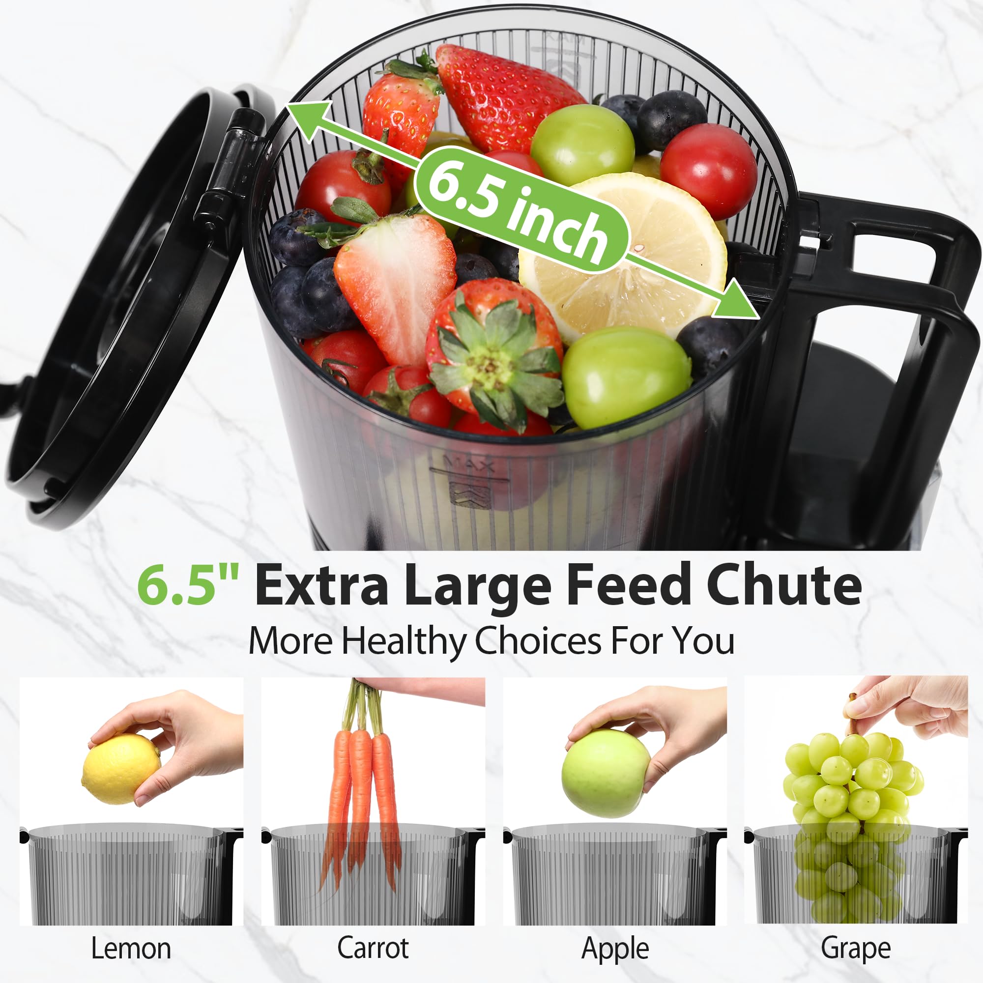Floisdace tecnología 55rpm reduce calor para sabores más puros