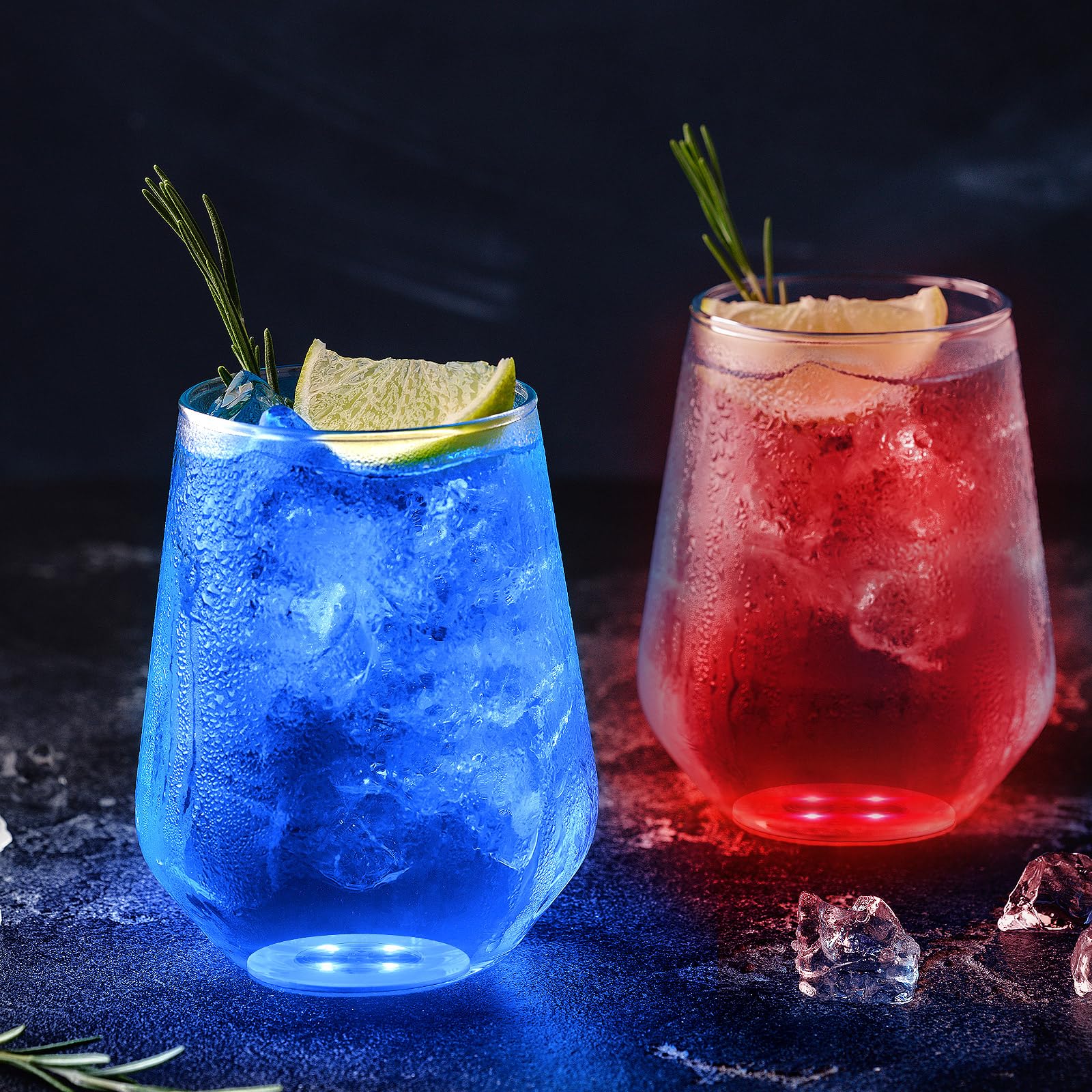 Ambiente barra elegante Flomo YDQ con iluminación suave