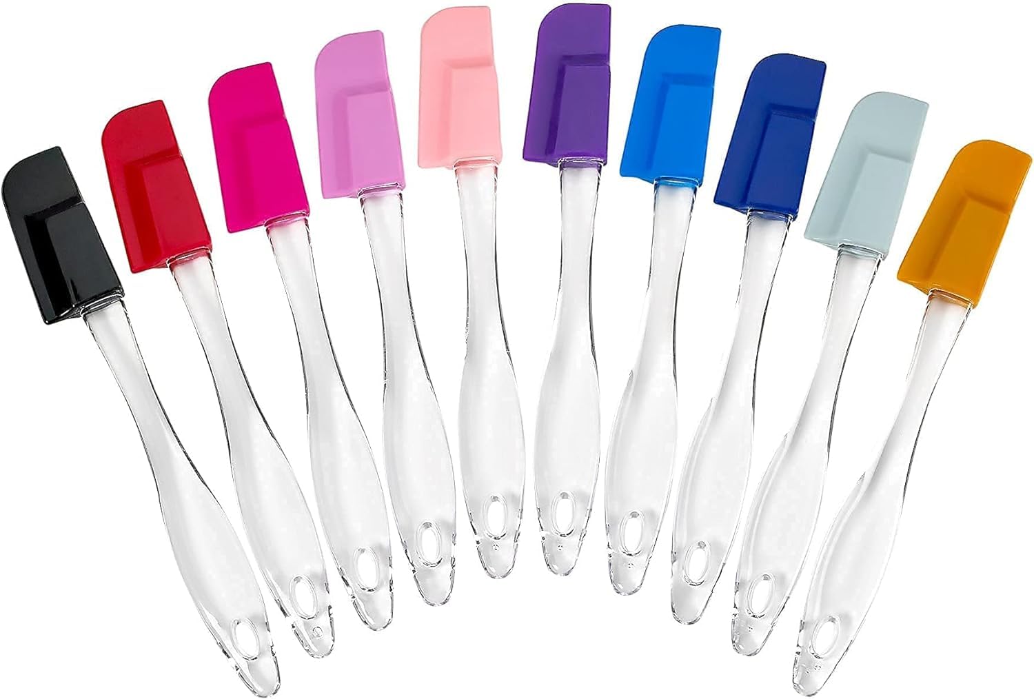 Florida Brands mini espátulas: conjunto de 10 para hornear y raspar con precisión.