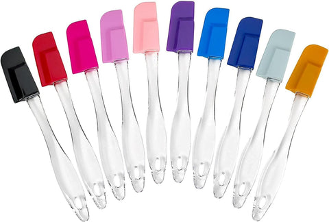 Florida Brands mini espátulas: conjunto de 10 para hornear y raspar con precisión.