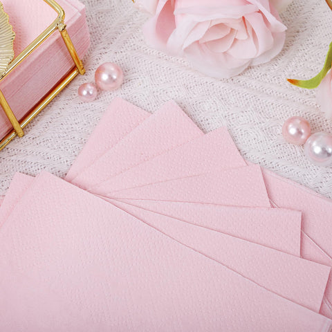FLOWERCAT servilletas aperitivos rosas para la mesa: limpieza rápida durante el servicio.